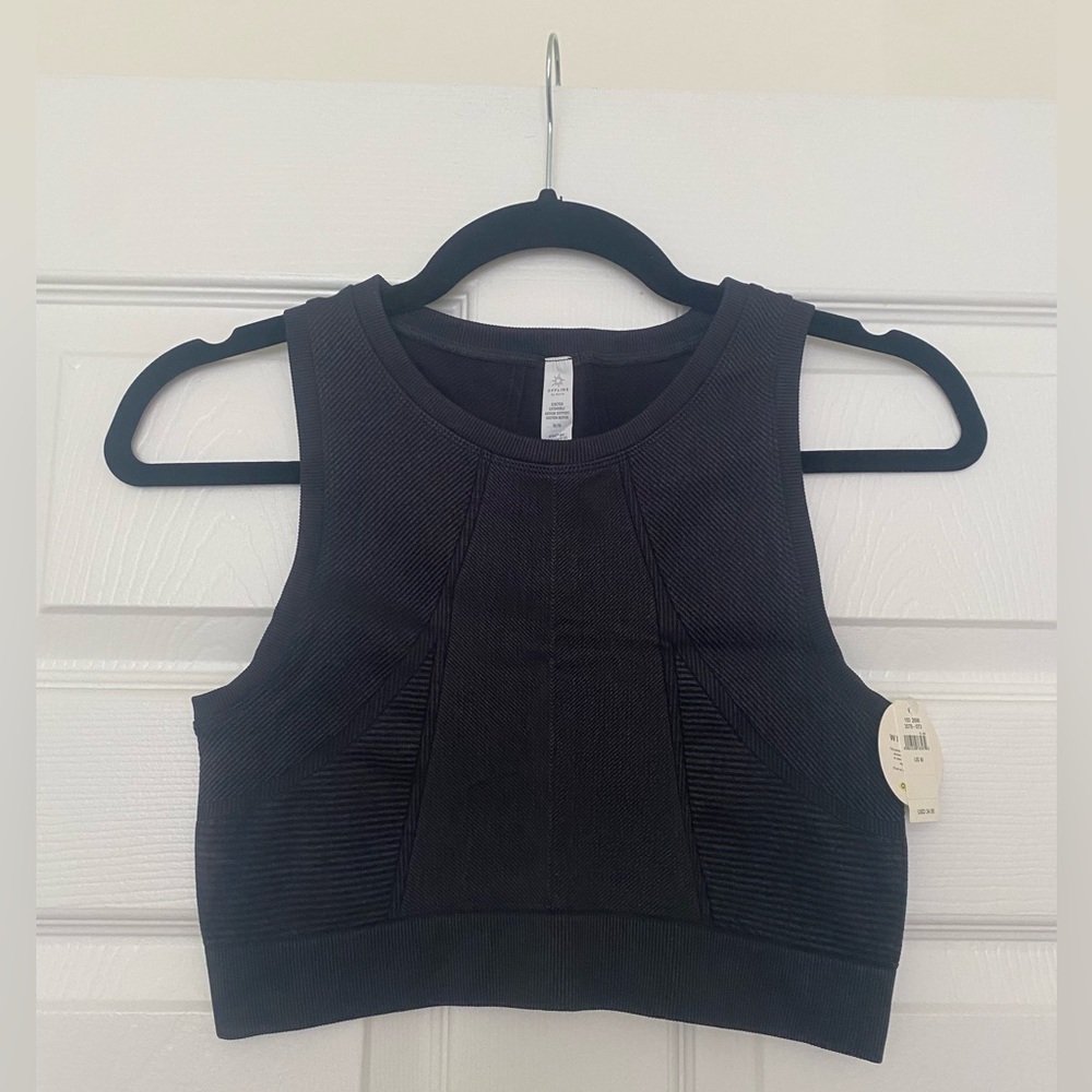 Offline by Aerie Women’s Long Line Sports Bra | Medium | Black